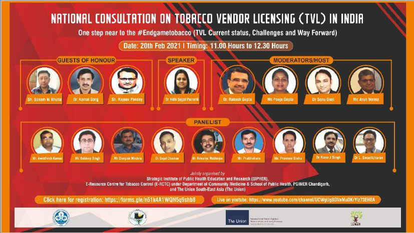 National Consultation on Tobacco Vendor Licensing