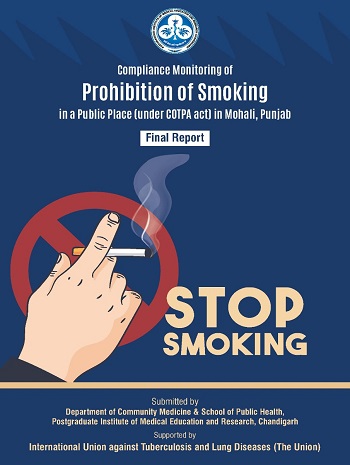 Compliance Monitoring of Prohibition of Smoking in a Public Place (under COTPA act) in Mohali, Punjab