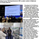 Merely 8 out of 100 Hypertensives’ BP is under control- A National Level Study Reports