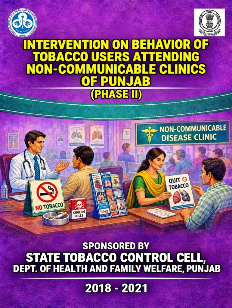 Intervention on Behavior of Tobacco Users attending Non-Communicable Clinics of Punjab. (Phase II)