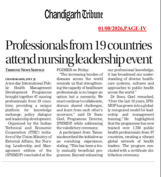 Professionals from 19 countries attend nursing leadership event.
