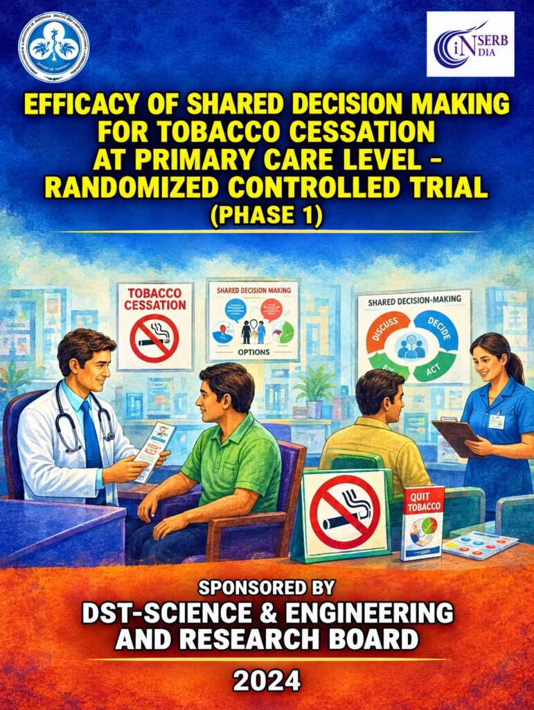 Efficacy of shared decision making for tobacco cessation at primary care level  –  randomized controlled trial(Phase 1)