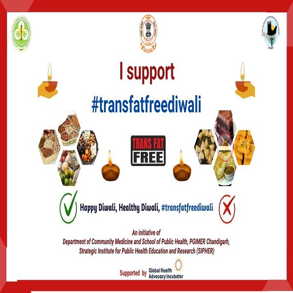 I support #transfatfreediwali