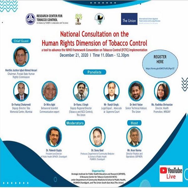 National Consultation on the Human Right Dimension of Tobacco Control